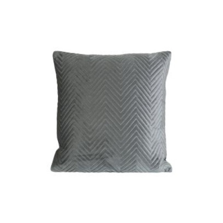 Декоративна калъфка за възглавница, Eurofirany, модел Sofia, полиестер, 45x45см, сива