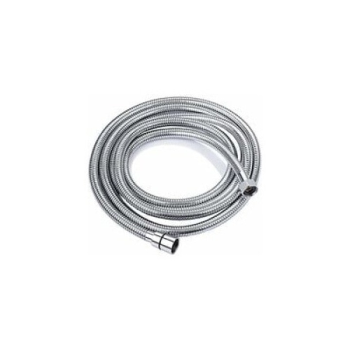 Furtun de dus anti-rasucire din otel inoxidabil, QttvbTna, conector standard G 1/2, rezistent la apa, flexibil
