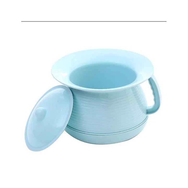 Toaleta portabila QttvbTna, urinal portabil, design cu capac, usor de curatat