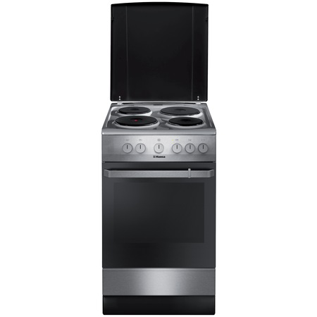 Aragaz Hansa FCEX54110, Electric, 4 Arzatoare electrice, Cuptor electric, Inox