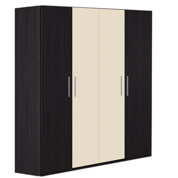 Sifonier Mondo 4U, Wenge/Crem, 220x160x50 cm Sifonier Mondo 4U, Wenge/Crem, 220x160x50 cm