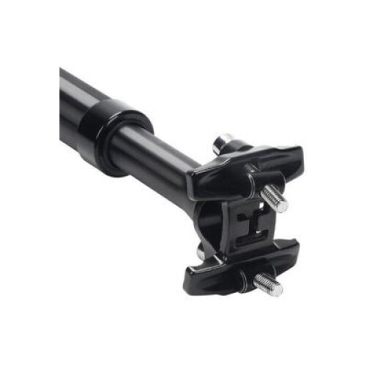 Amortizor cu arc pentru sa bicicleta, QttvbTna, aluminiu, negru, 27.2mm x 350mm, set 1 tub de sa + 1 surubelnita hexagonala