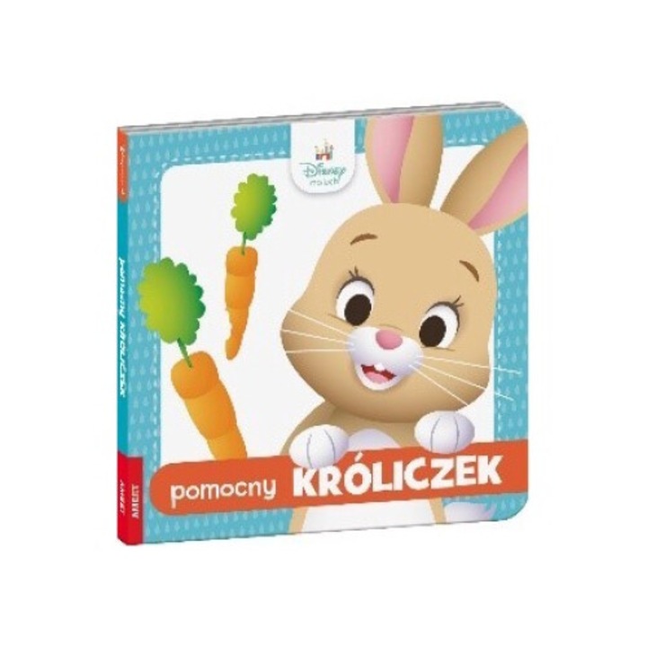 Disney Maluch Pomocny Kroliczek, Ameet, carte interactiva, 10 pagini, 150x150mm, coperta tare, 2024