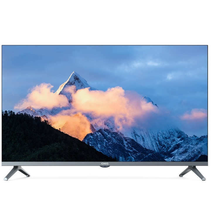 Televizor Smart TV ChiQ 32" QLED Full HD, 1920x1080, Dolby Audio, gri, 80cm