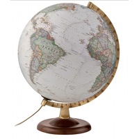 glob politic iluminat gold executive diametru 30 cm stativ lemn national geographic imagen 42_0_
0