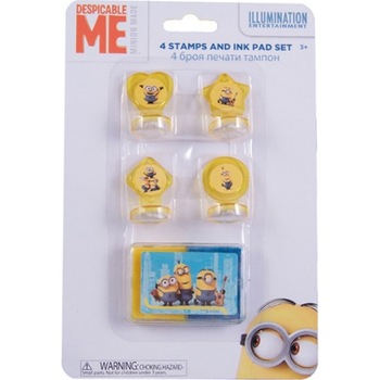 Set stampile Minions, 4buc Set stampile Minions, 4buc