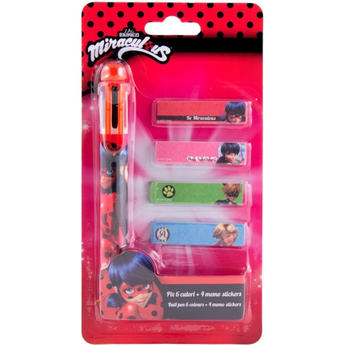 Set 6 pixuri colorate Miraculous