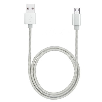 Cablu Avantree micro-USB, Data sync and fast charging, Gri, 65 cm