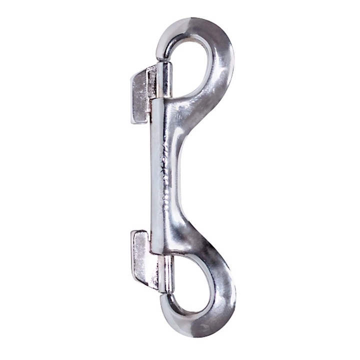 Carabina dubla Zado, metal, 10cm, argintiu