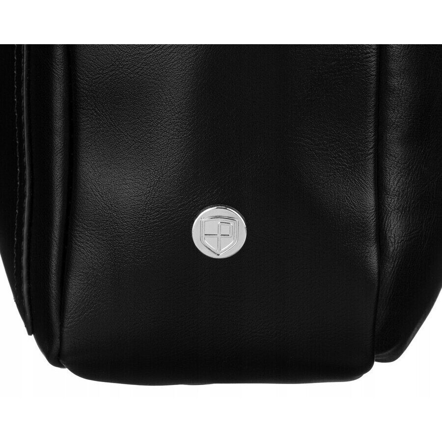 Geanta laptop 14 inch, Peterson, design clasic, piele ecologica, 136x30x40cm