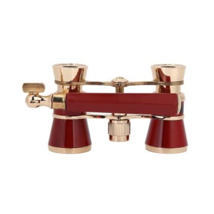 Binoclu pentru teatru, zoom 3X, Rosu