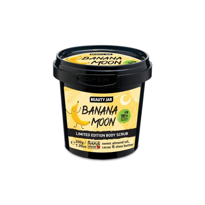 Testradír Beauty Jar Banana Moon, 200g, mandulaolaj, kakaóvaj