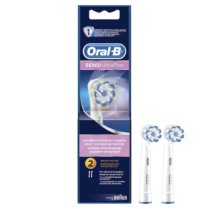 Oral-B Sensitive Clean Fogkefefej, 2 db