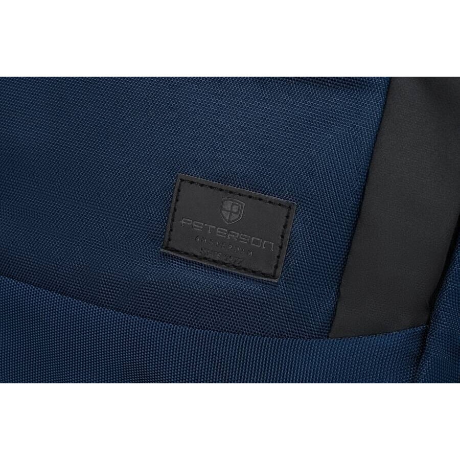 Rucsac mare pentru laptop, Peterson, bleumarin, 15.6 inch, poliester