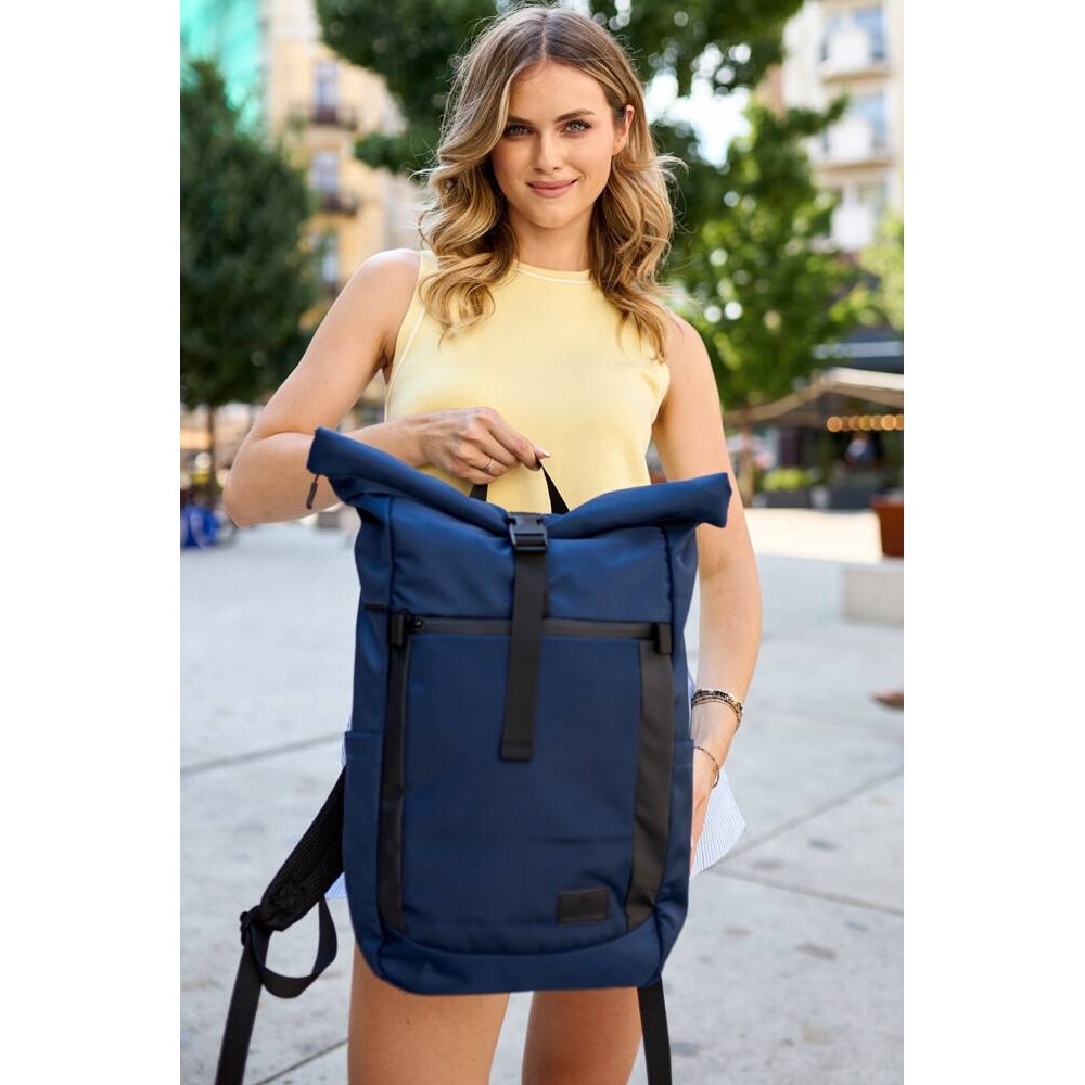Rucsac mare pentru laptop, Peterson, bleumarin, 15.6 inch, poliester