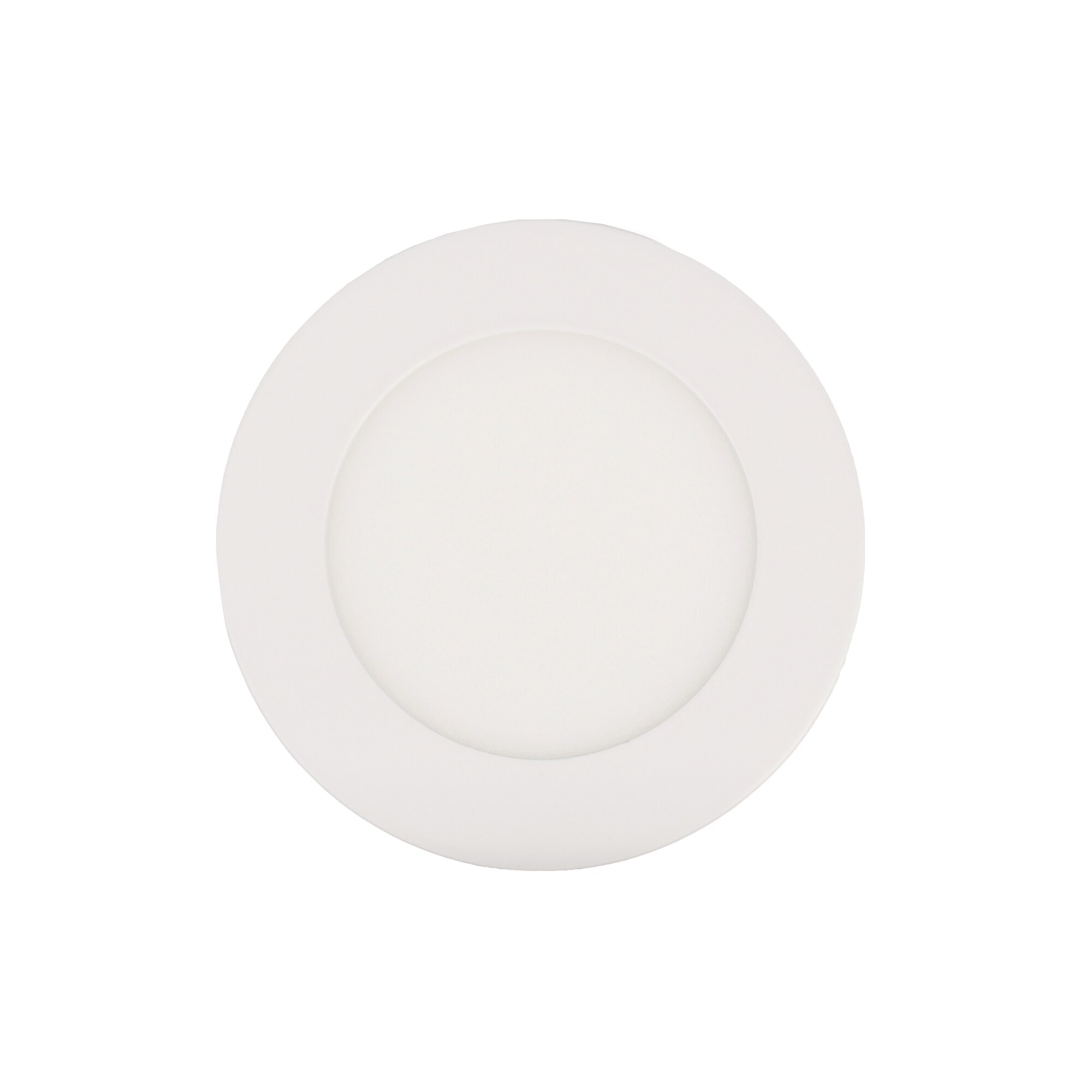 Panou led 6w, rotund, incastrabil, lumina rece