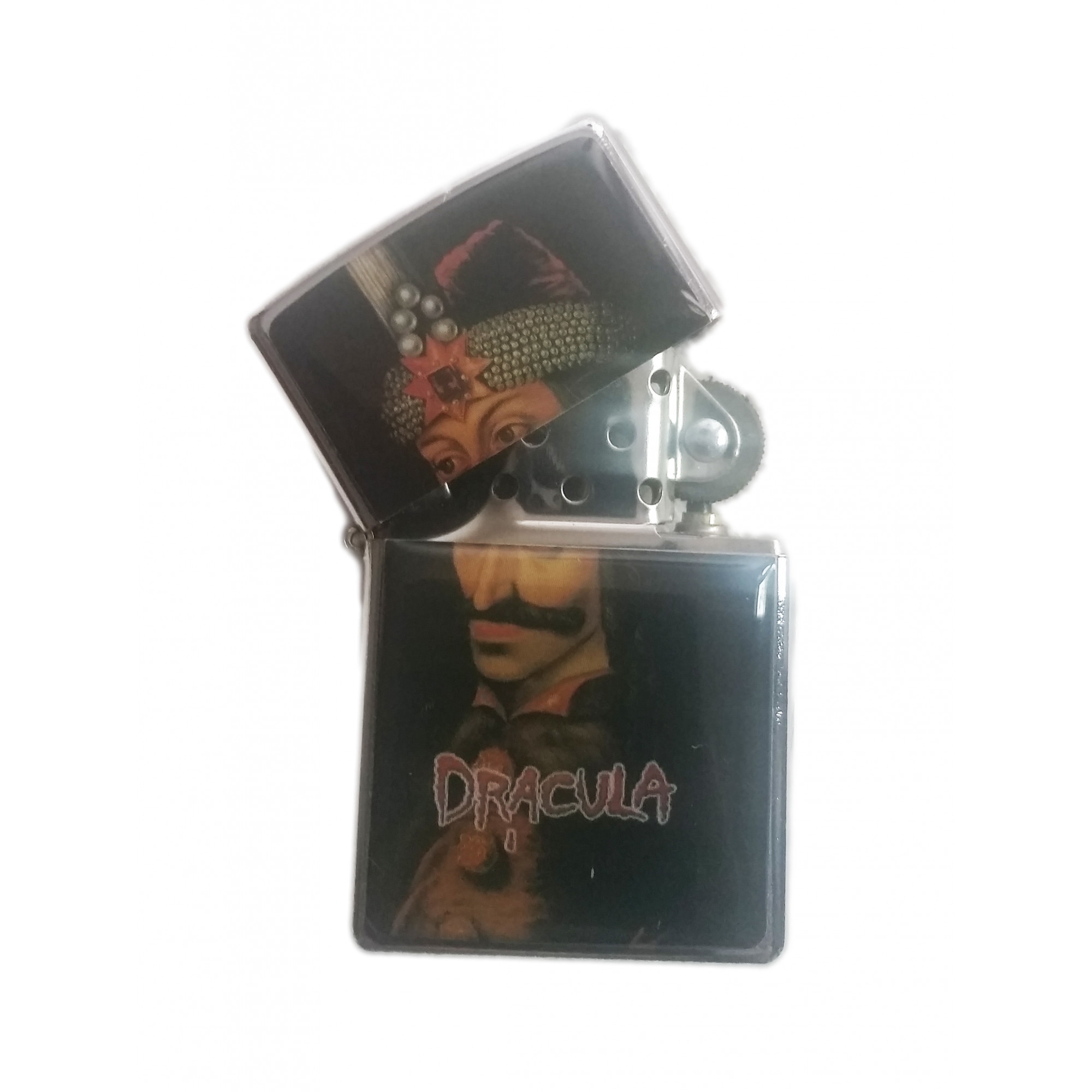 Bricheta metalica cu benzina PERSONALIZATA DRACULA