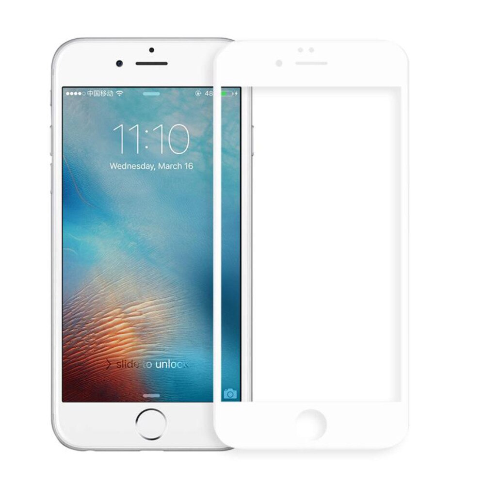 Folie de protectie 3D Nillkin AP+ Pro Edge pentru iPhone 6 Plus, alb