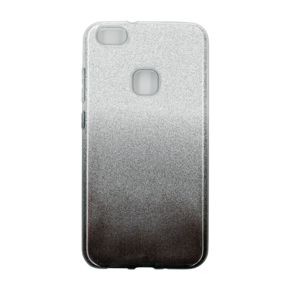Husa spate EuroCELL Shiny pentru Huawei P10 Lite, alb/negru