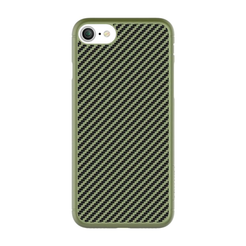 Husa carcasa spate Nillkin Synthetic Fiber pentru iPhone 6/6S, verde
