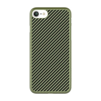 Husa carcasa spate Nillkin Synthetic Fiber pentru iPhone 7/8, verde Husa carcasa spate Nillkin Synthetic Fiber pentru iPhone 7/8, verde