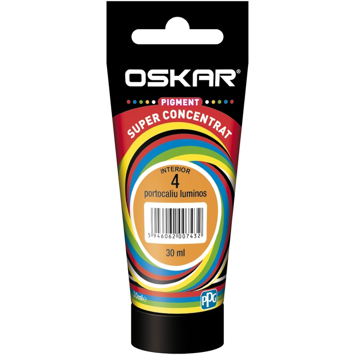 Pigment Oskar Portocaliu luminos 4, 30 ml