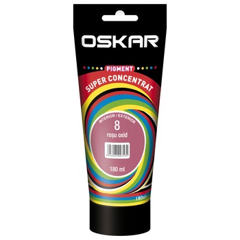 Pigment Oskar Rosu Oxid 8, 180 ml
