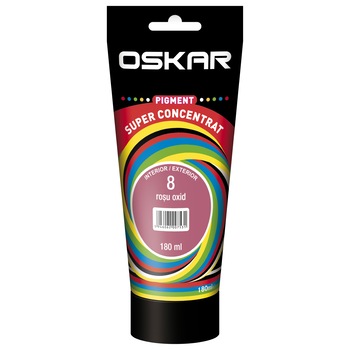 Pigment Oskar Rosu Oxid 8, 180 ml Pigment Oskar Rosu Oxid 8, 180 ml