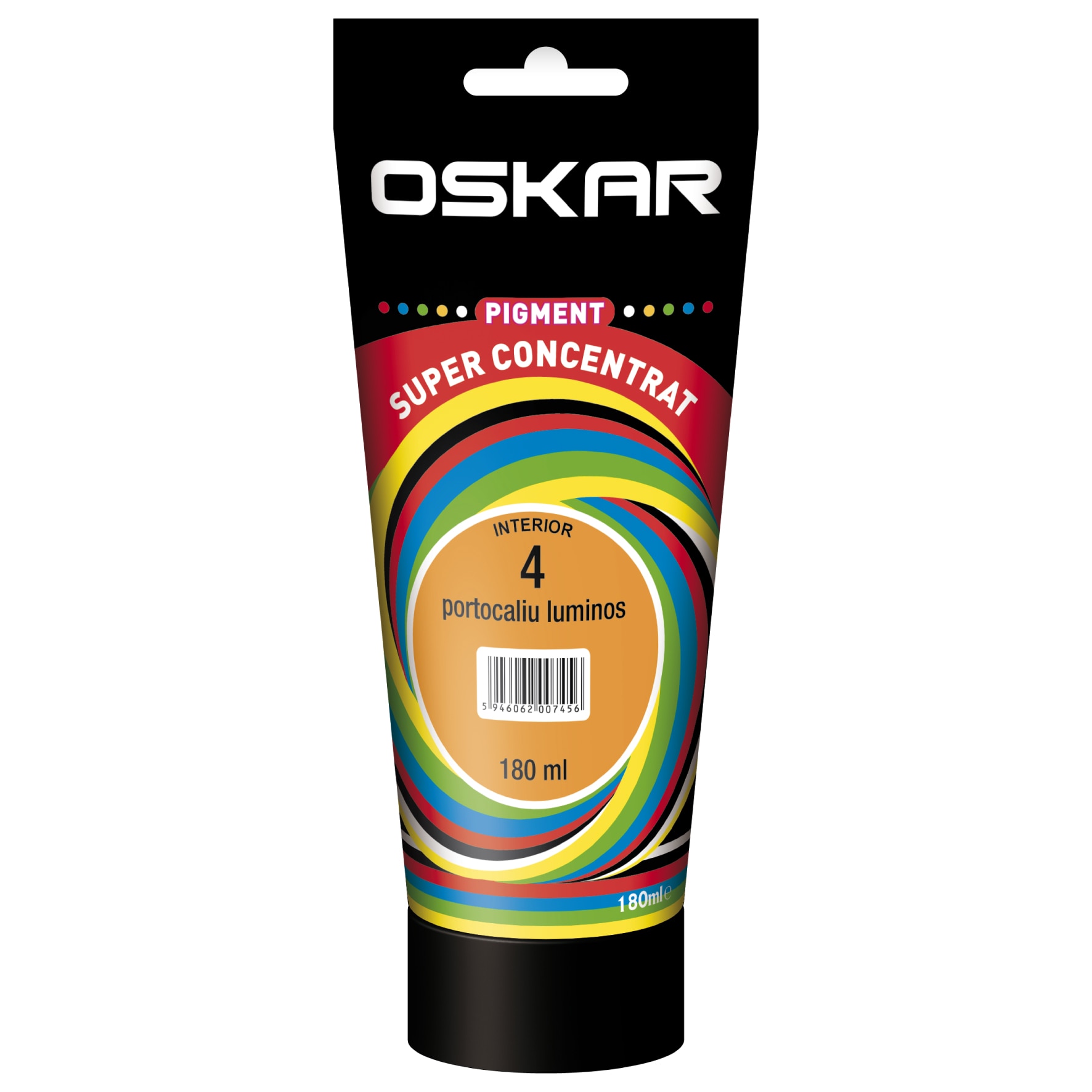 Pigment Oskar Portocaliu luminos 4, 180 ml