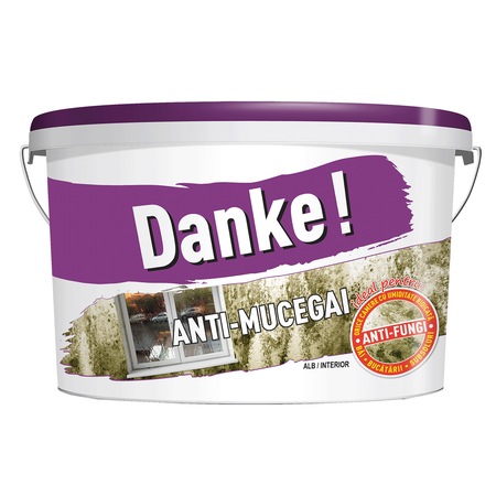 Vopsea Lavabila De Interior Danke Anti Mucegai Alba 8 5 L Emag Ro