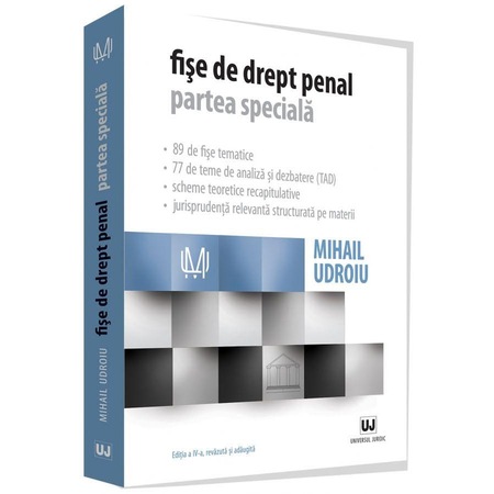 Fise De Drept Penal Partea Speciala Mihail Udroiu Emag Ro