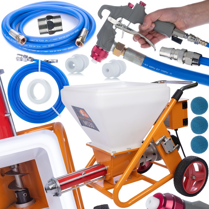 Rosfix MaxStream30 vakolóegység 3000W 16L/perc, 50L tartály