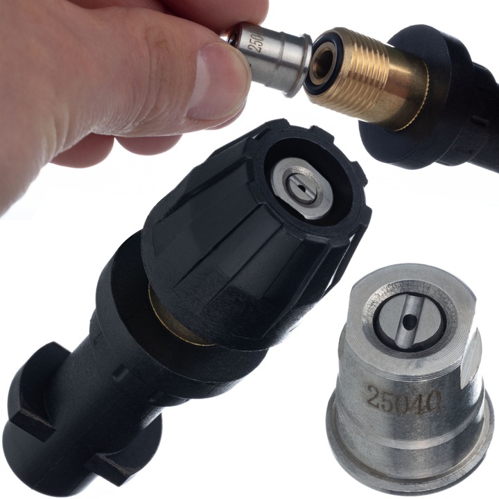 Mini lándzsa lapos fúvókával Karcher K2-K7 10 cm bajonett 160 bar