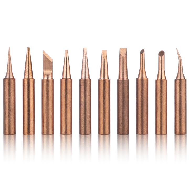 Set 10 varfuri de lipit din cupru, Rosfix, 900M