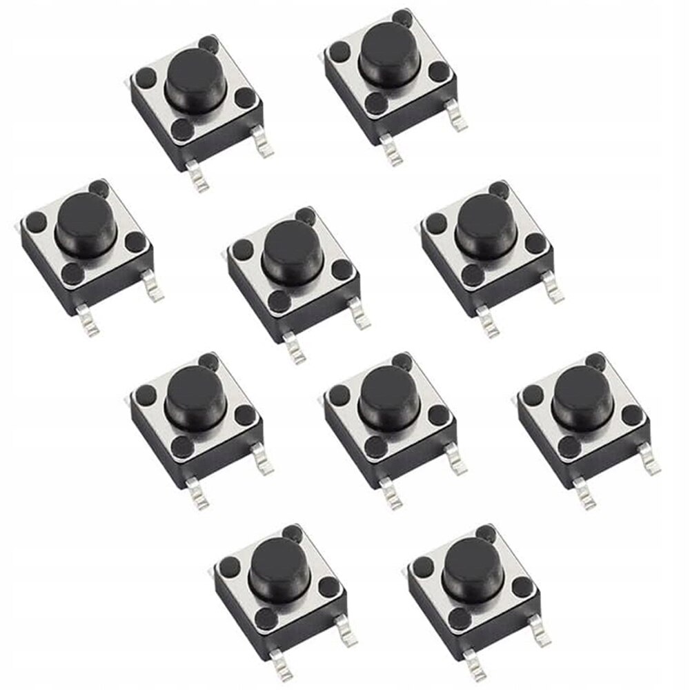 Set 10 Microintrerupatoare 6x6 mm pentru telecomenzi usi garaj, Rosfix