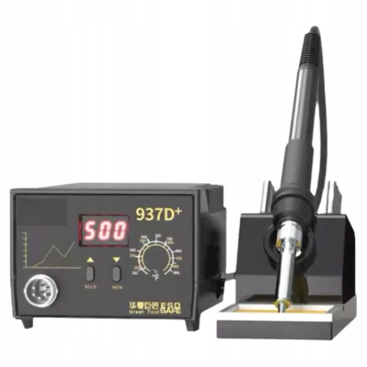 Станция за запояване Rosfix 937D+ 75W с LCD дисплей 200-480°C