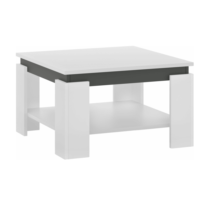 Холна маса HDF бял графит Lejsy 68x68x41 см