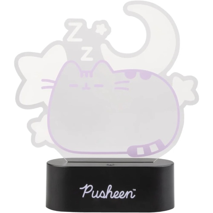 LED Лампа Grupo Erik, Pusheen Dreams, 17 x 19, 5 x 5, 5 cm, Бял