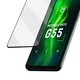 3MK Защитно фолио за екран, HardGlass Max Lite, 0.3мм, черно, съвместимо с Motorola Moto G55 5G, закалено стъкло