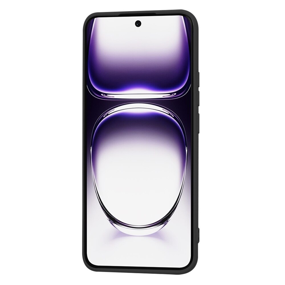 Husa din silicon pentru Oppo Reno12, Smartphosis SoftFlex, neagra
