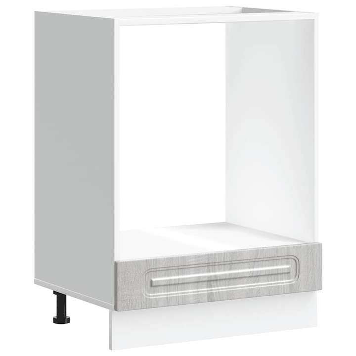 Dulap pentru cuptor „Kalmar” vidaXL, din lemn prelucrat, Sonoma gri, 15.7 kg