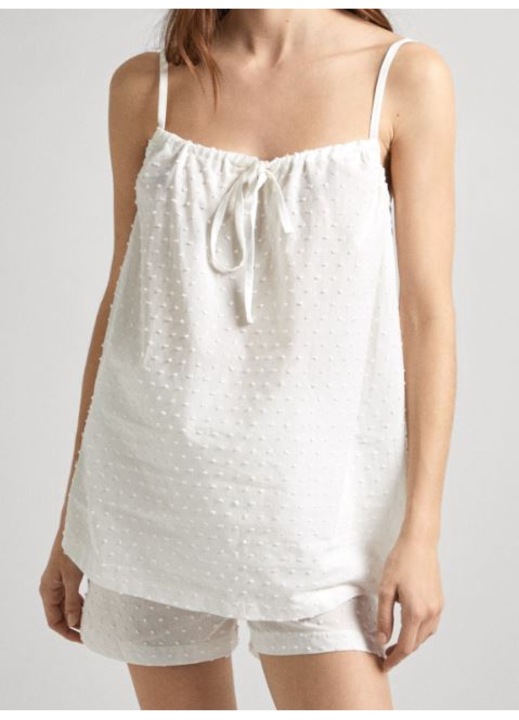 Горнище Pepe Jeans, бяло, 100% памук, M INTL