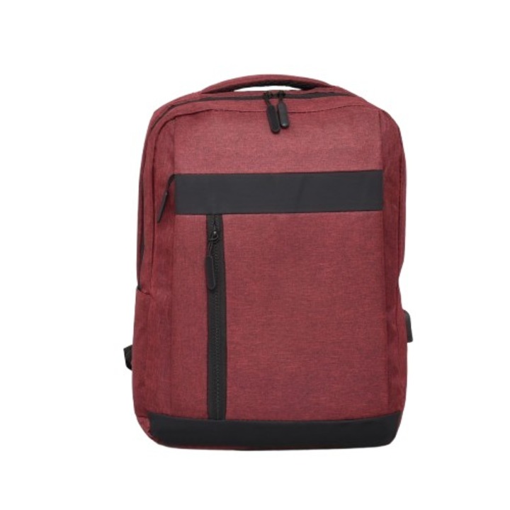 Rucsac pentru laptop 12131-3, 14.1", 29/41/11 cm, Bordeaux