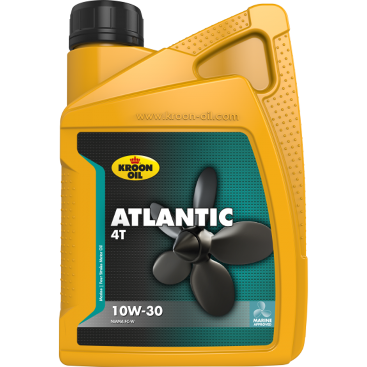 Ulei motor ambarcatiuni KROON OIL Atlantic 4T 10W30 33435, volum 1 litru, semi sintetic