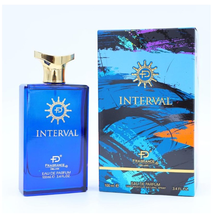 Apa de parfum arabesc, INTERVAL, Barbati, 100 ml