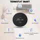 BIRAI® vezeték nélküli szobatermosztát / Okostelefonon keresztül vezérelhető WiFi Tuya vagy Smart Life, Alexa és Google Home alkalmazásból programozható, kompatibilis bármely központi fűtőegységgel, gyerekzár, fehér