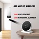 BIRAI® vezeték nélküli szobatermosztát / Okostelefonon keresztül vezérelhető WiFi Tuya vagy Smart Life, Alexa és Google Home alkalmazásból programozható, kompatibilis bármely központi fűtőegységgel, gyerekzár, fehér