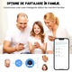 BIRAI® vezeték nélküli szobatermosztát / Okostelefonon keresztül vezérelhető WiFi Tuya vagy Smart Life, Alexa és Google Home alkalmazásból programozható, kompatibilis bármely központi fűtőegységgel, gyerekzár, fehér