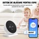 BIRAI® vezeték nélküli szobatermosztát / Okostelefonon keresztül vezérelhető WiFi Tuya vagy Smart Life, Alexa és Google Home alkalmazásból programozható, kompatibilis bármely központi fűtőegységgel, gyerekzár, fehér