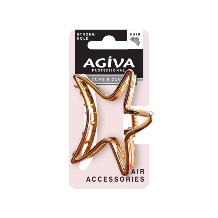 Hajcsavar Agiva Professional Star, 7 cm, Arany
